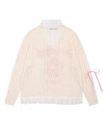 シンプルなニットセーター