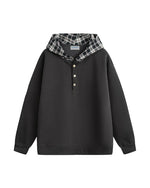 Casual fake two piece sweatshirt