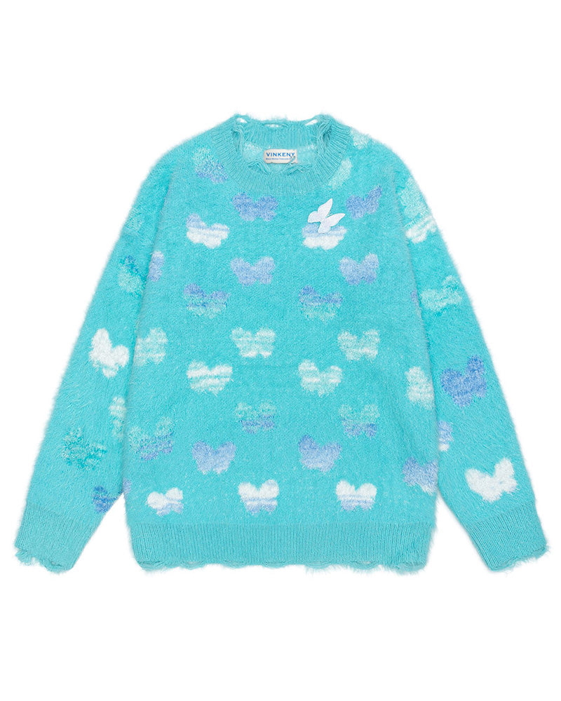 バタフライソフトセーター