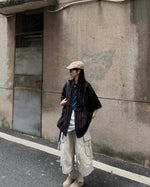 ストライプの半袖シャツ