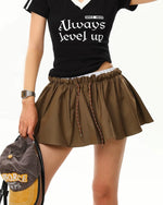 Simple design short skirt