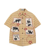 かわいい子猫の半袖シャツ