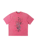 Retro loose short sleeves