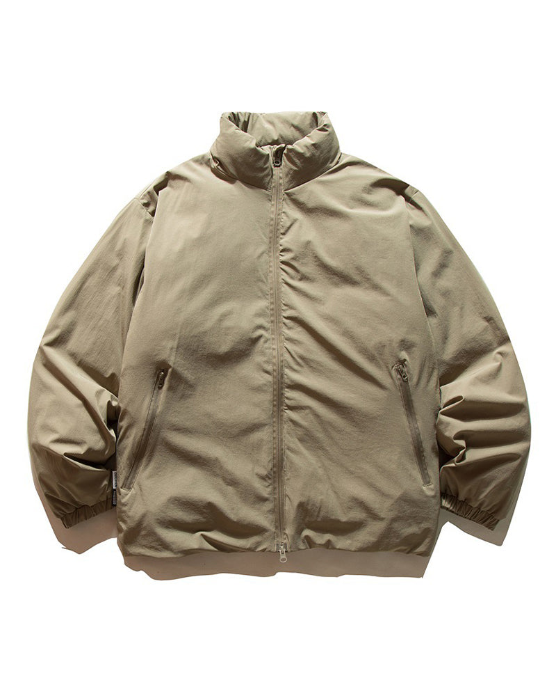 シンプルでレトロな厚手ジャケット