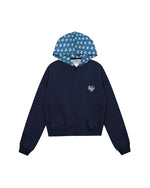 オールマッチフード付きスウェットシャツジャケット