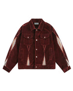 ダイヤモンドパッチワークジャケット