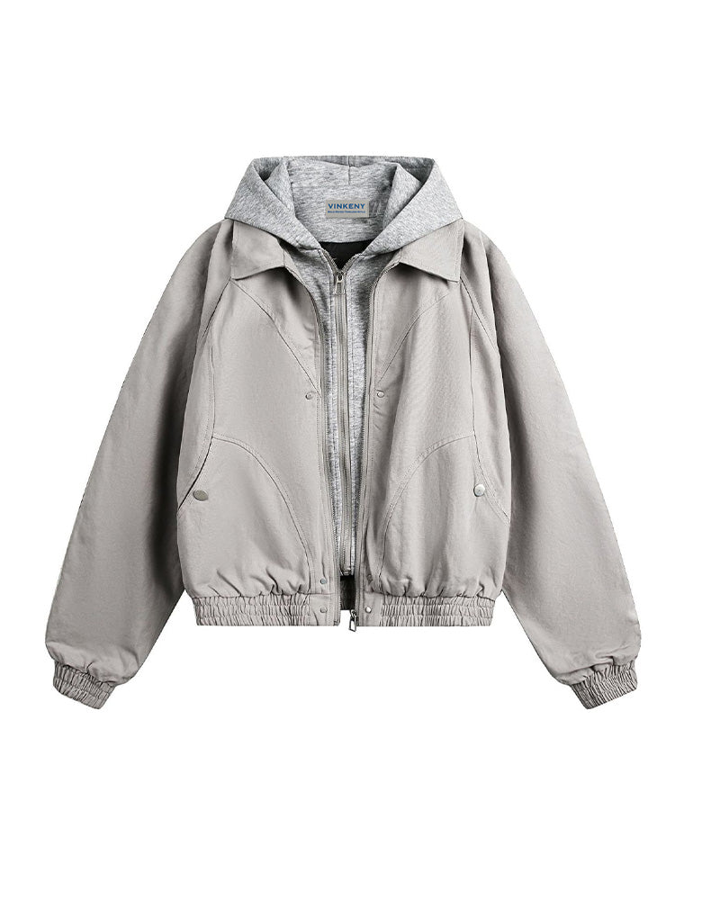 ヴィンテージフード付きジャケット