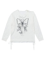 バタフライカジュアル長袖