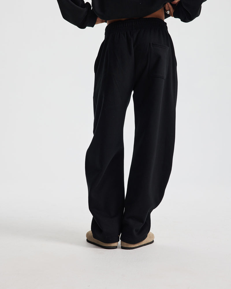 430g Fleece-Lined Loose Sweatpants