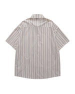 刺繍入りカジュアル半袖シャツ