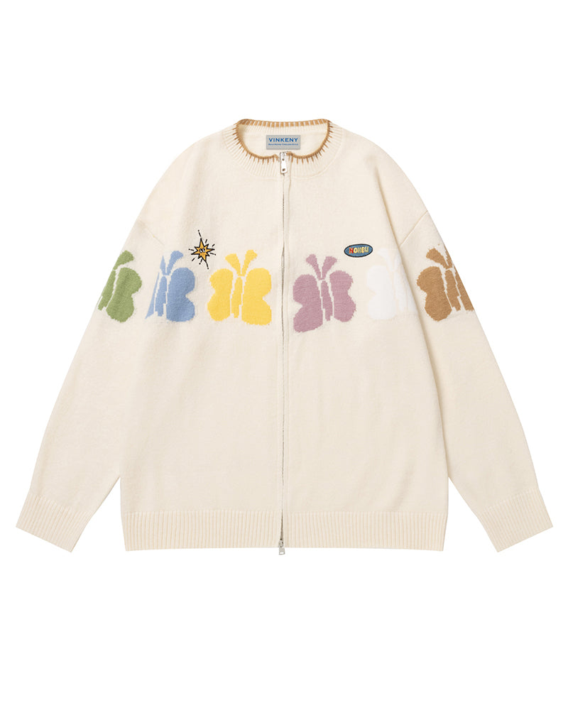 バタフライカーディガンセータージャケット