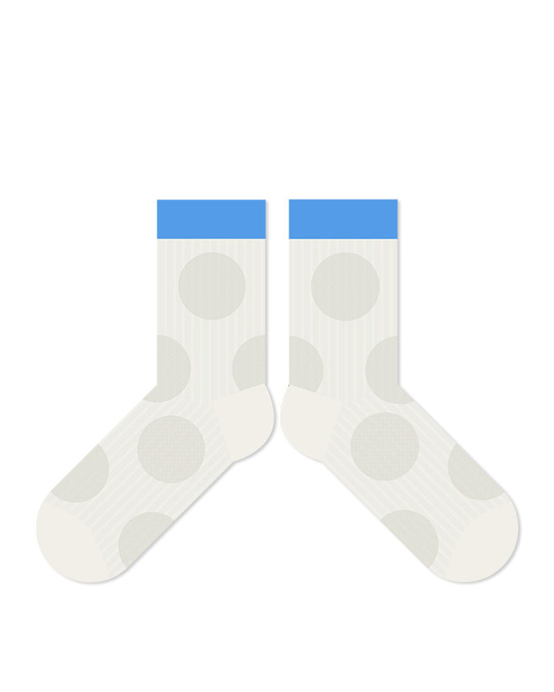 コントラストカラーの吸汗速乾ソックス