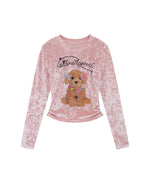 かわいい子犬の長袖