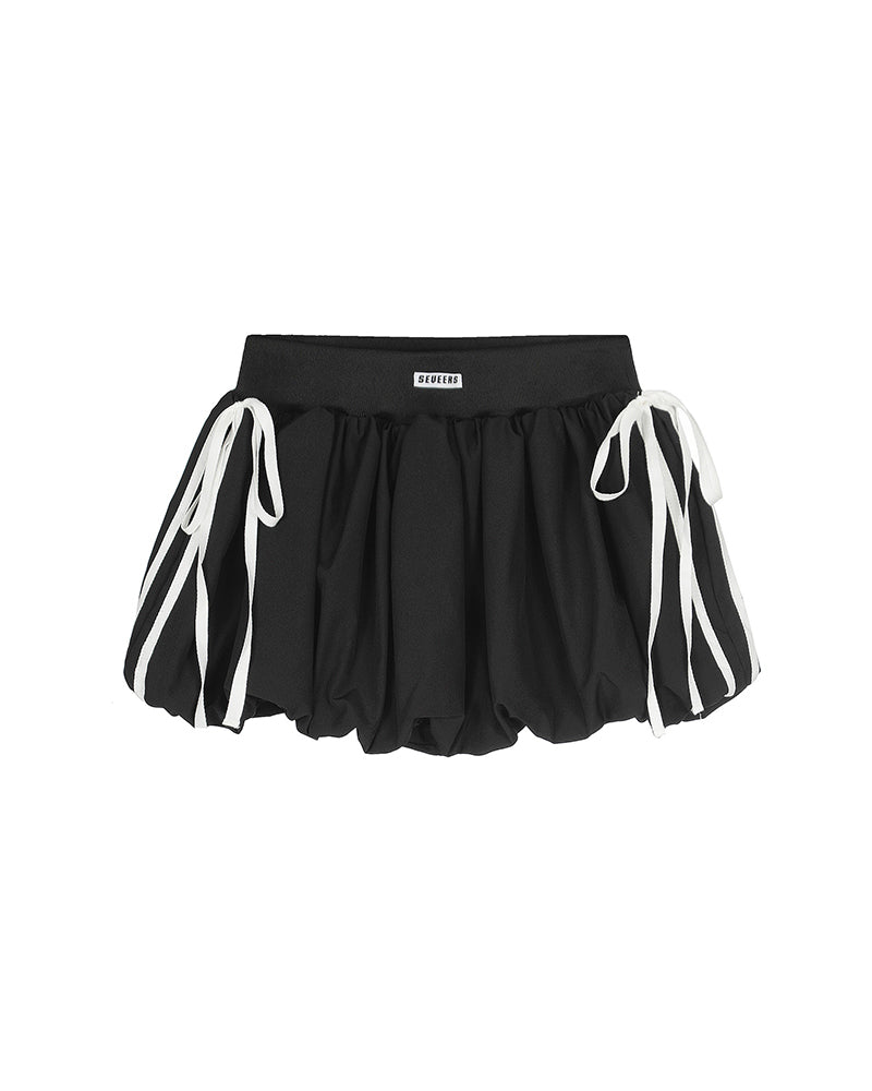 Contrast color design short skirt
