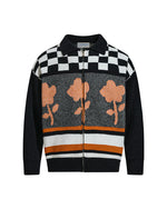 花柄ジャカードセーター