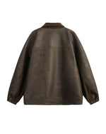 シンプルなゆったりコート