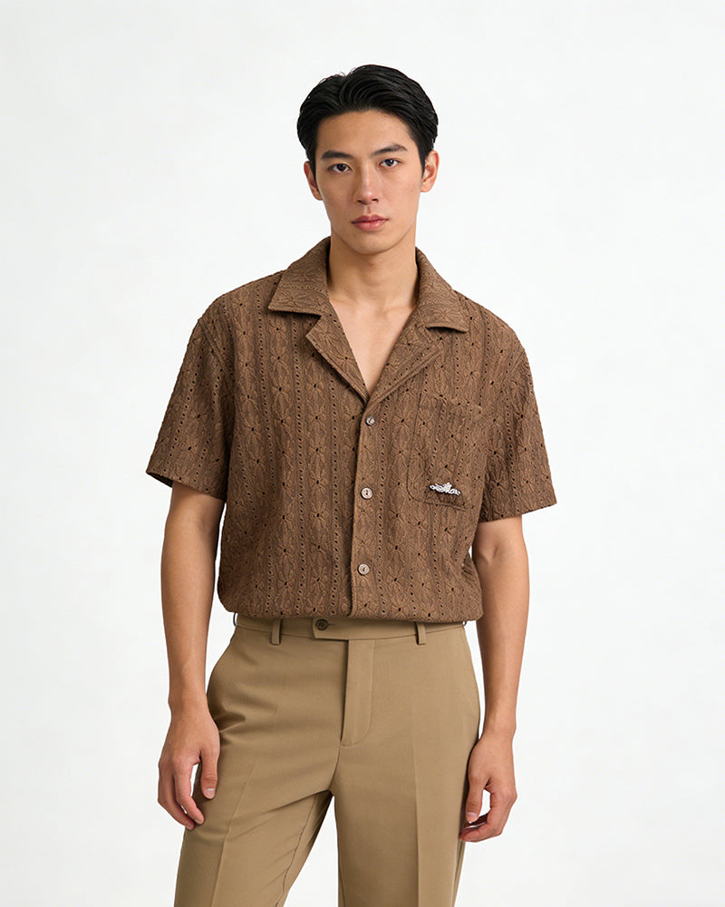 Minimalist Short-Sleeve Shirt