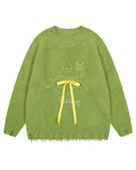 楽しい柄のセーター