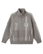 Striped knitted sweater