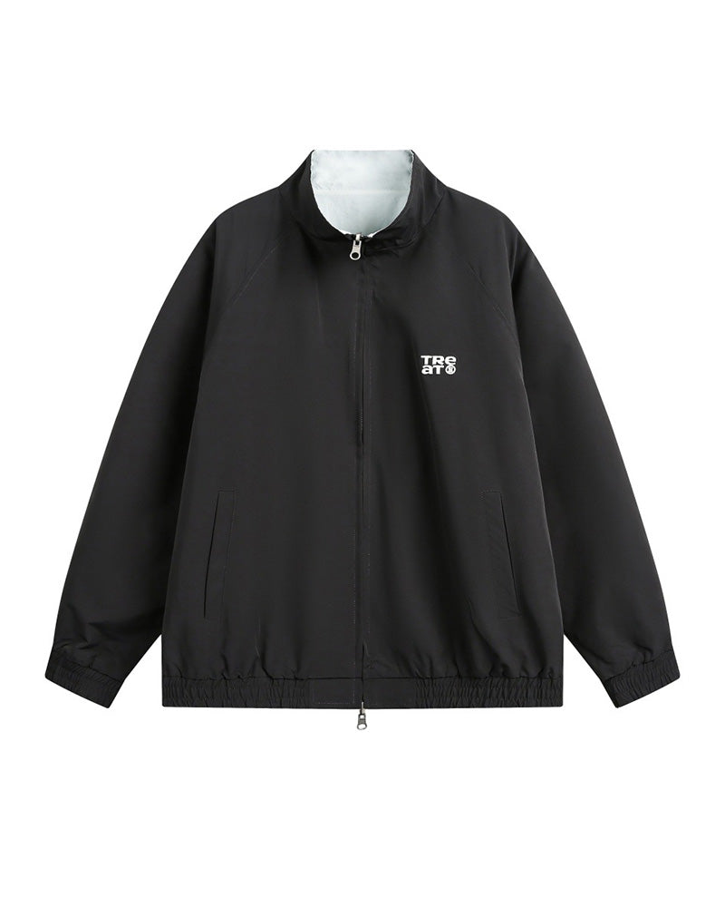 リバーシブルスタンドカラージャケット