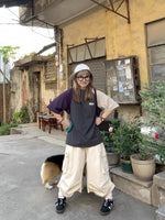 コントラストカラーの速乾性半袖