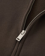 345g Hooded zip-up sweatshirt