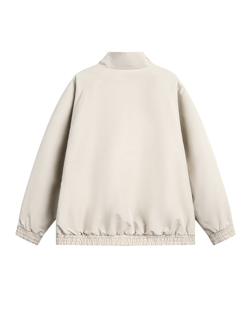 リバーシブルスタンドカラージャケット