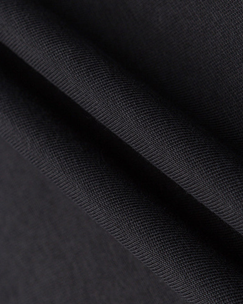 デニムポケットラウンドネック半袖