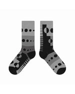 コントラストカラーの滑り止めソックス