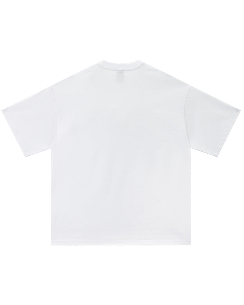 Decorated loose short sleeves