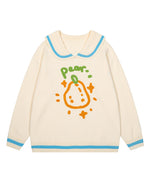 재미있는 패턴 풀오버 스웨터