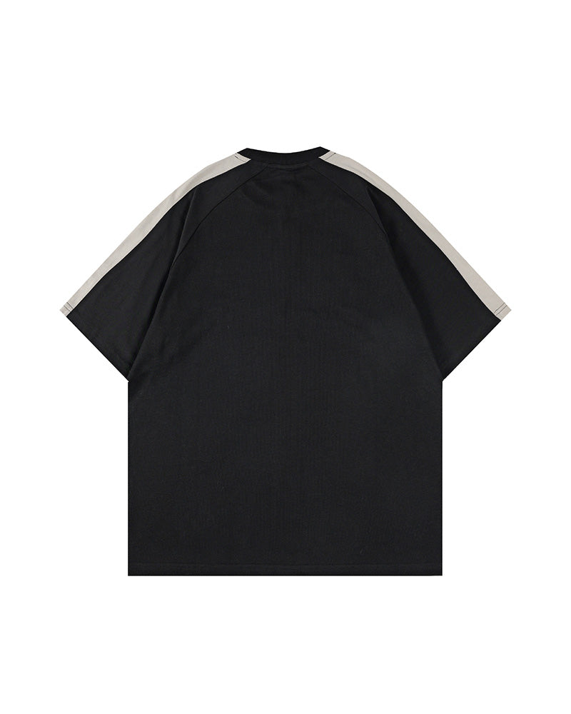 Retro versatile loose short sleeves