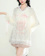 シンプルなニットセーター