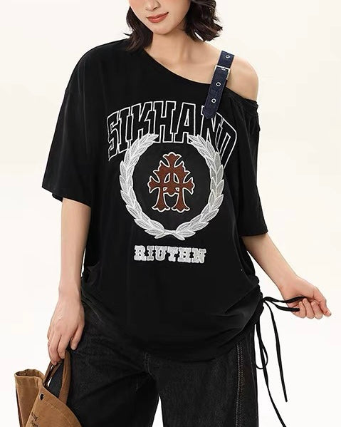 Retro hot girl short sleeve