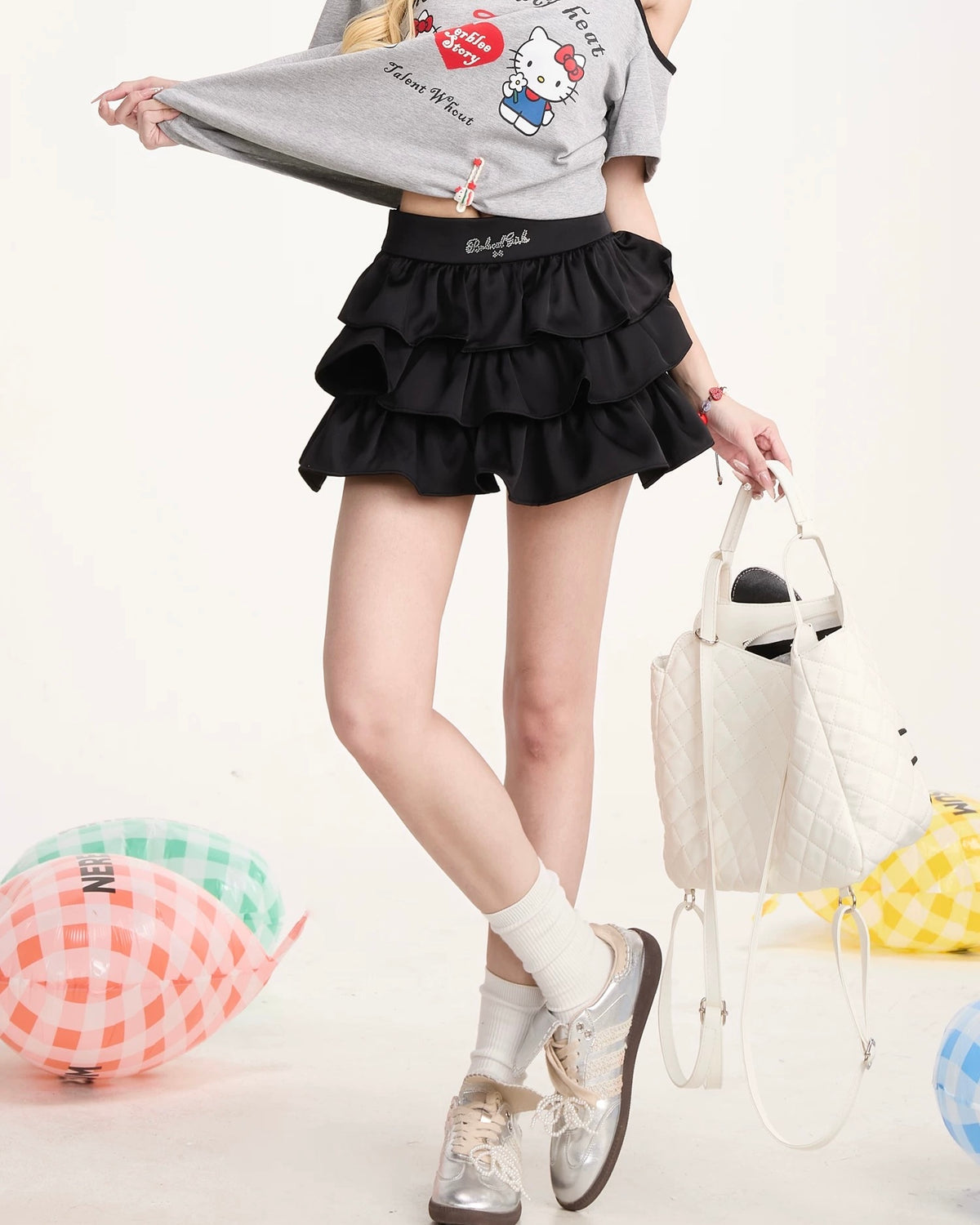 Simple design short skirt