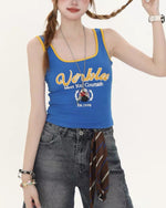 Retro personality suspenders