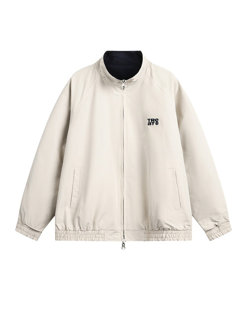 リバーシブルスタンドカラージャケット