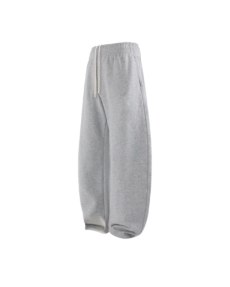 430g Fleece-Lined Loose Sweatpants