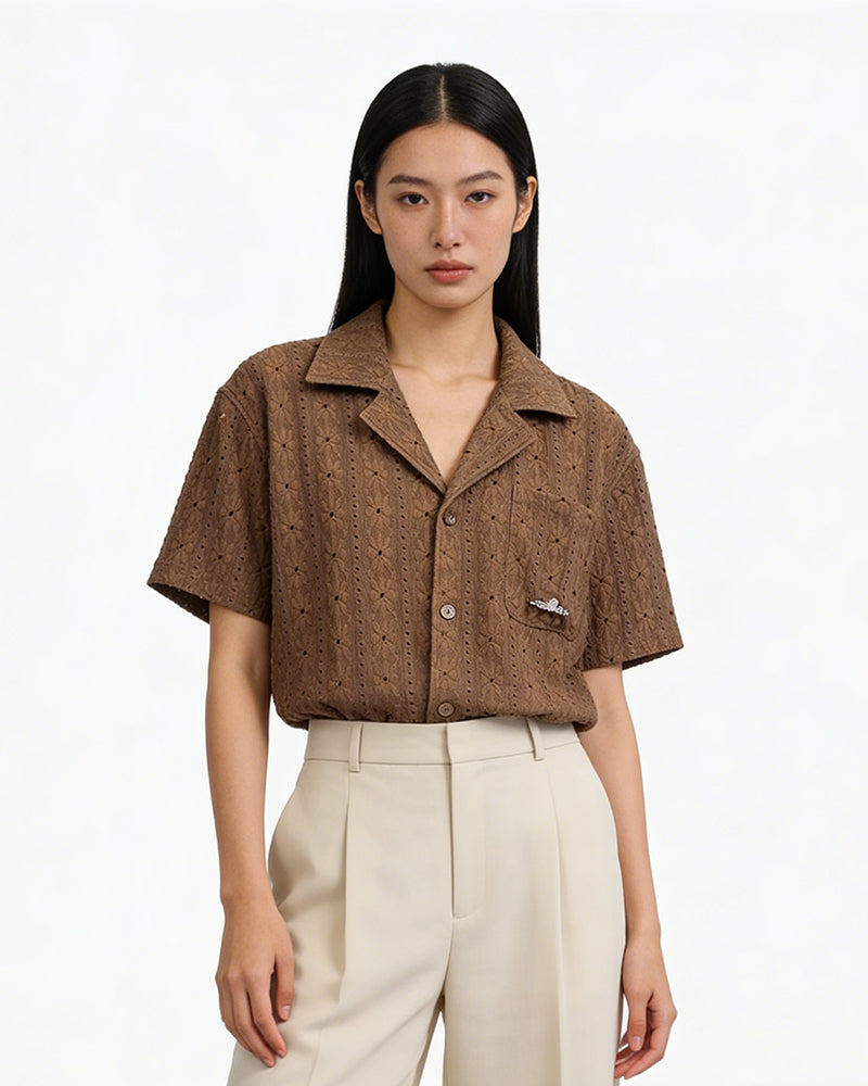 Minimalist Short-Sleeve Shirt