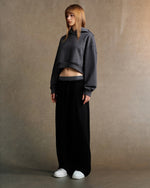 445g Cropped hooded sweatshirt
