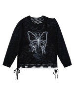 バタフライカジュアル長袖