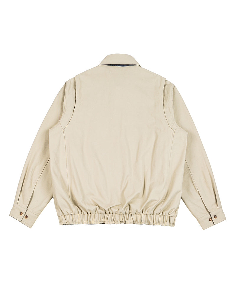 パッチワークのリバーシブルワークジャケット