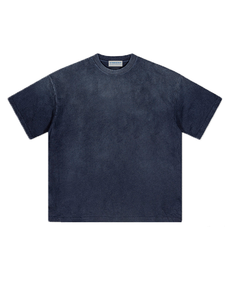 250g Distressed pure cotton T-shirt
