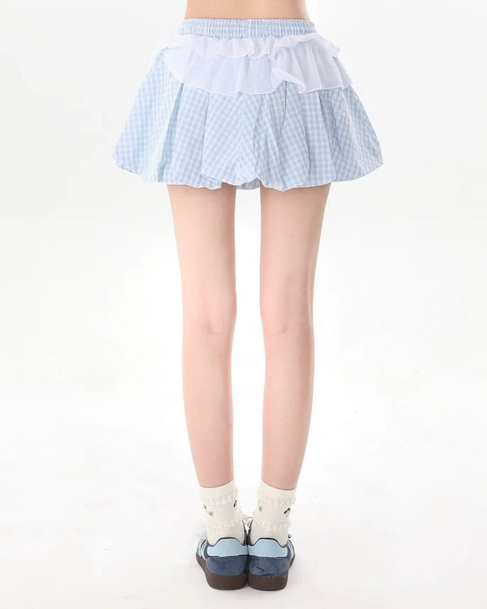 레트로 개성 스커트