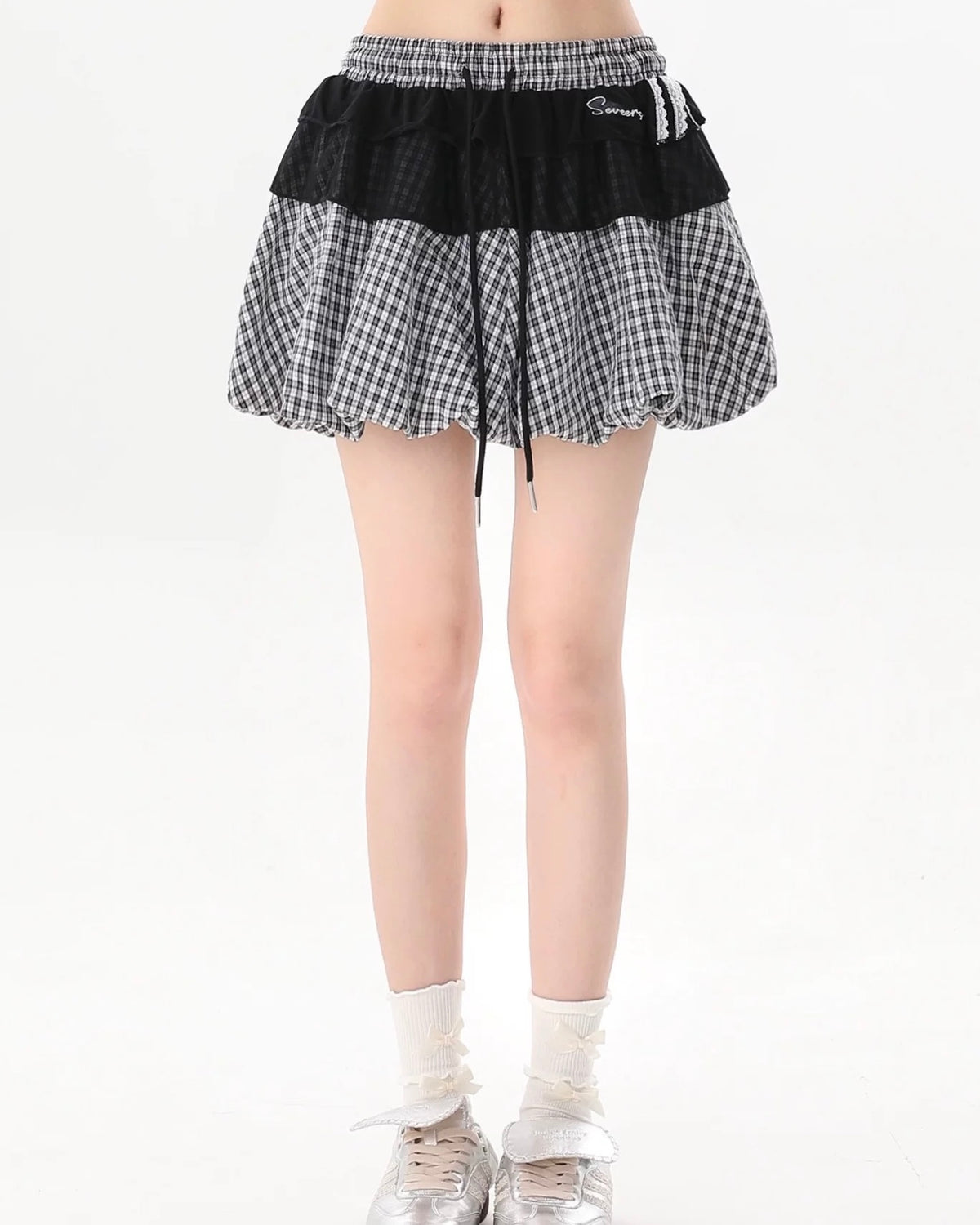 레트로 개성 스커트