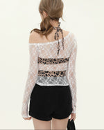 フェイクツーピース長袖