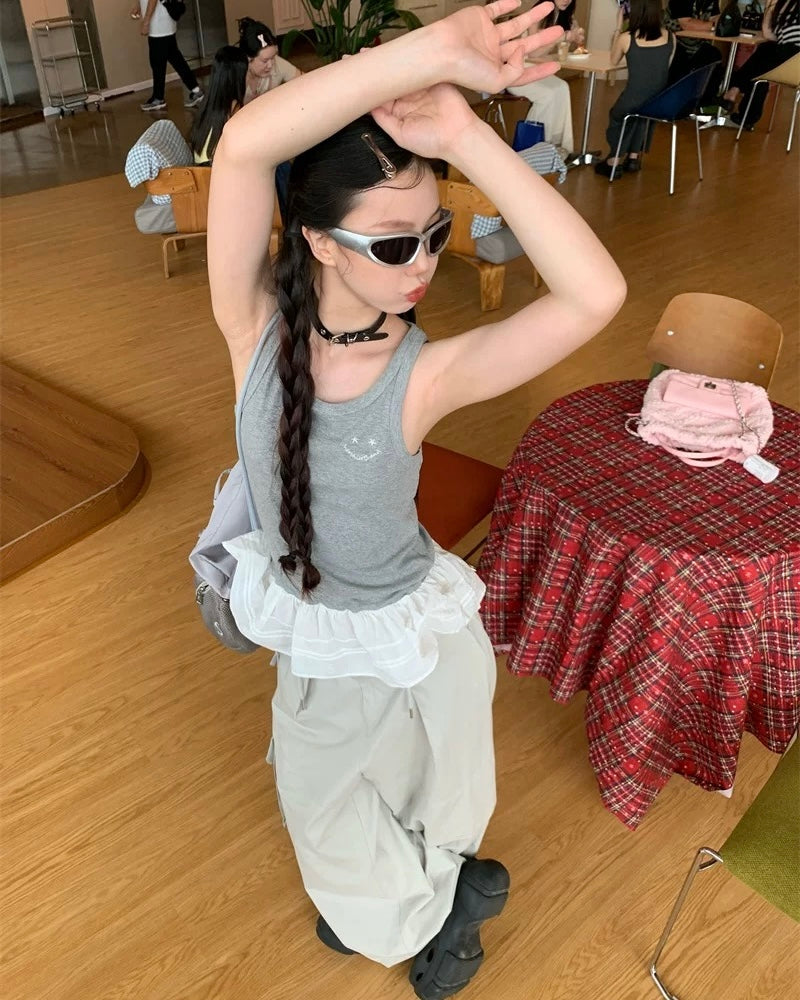 レトロな個性的なベスト