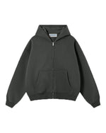 345g Hooded zip-up sweatshirt