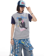 シンプルなデザインの半袖