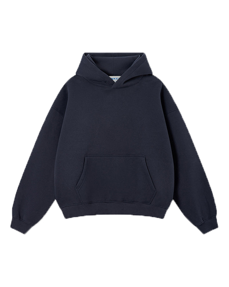345g Fleece-lined hooded sweatshirt